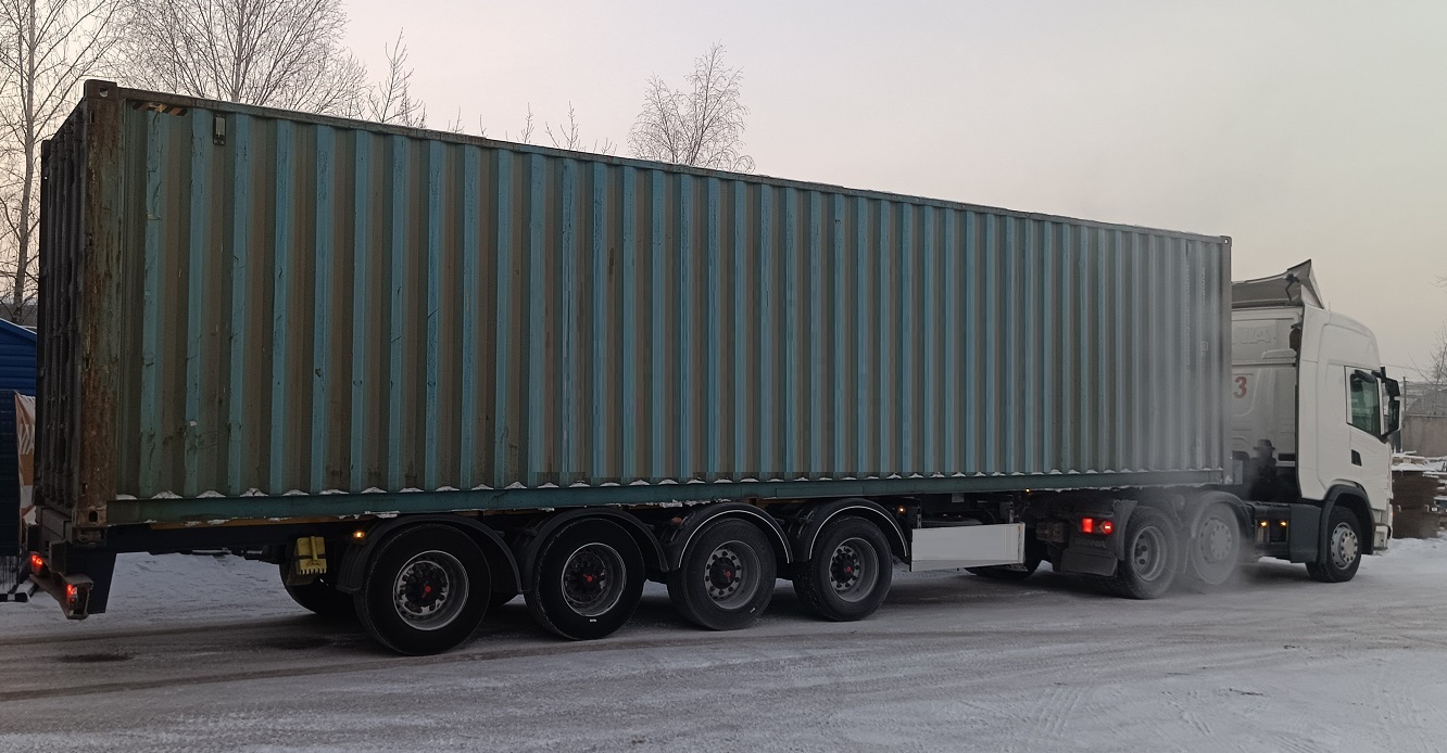 Контейнеровоз для перевозки контейнеров 20 и 40 футов в Боровичах