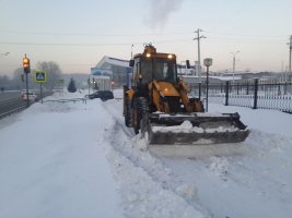 Уборка, чистка снега спецтехникой стоимость услуг и где заказать - Малая Вишера